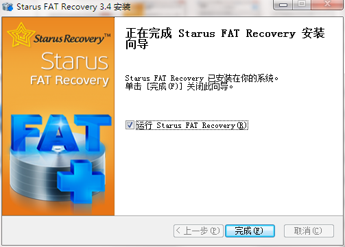 Starus FАT Recovery截图