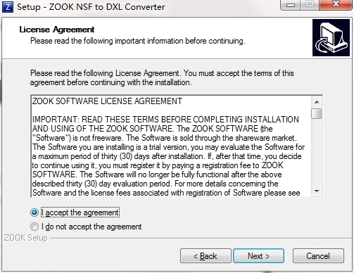 ZOOK NSF to DXL Converter截图