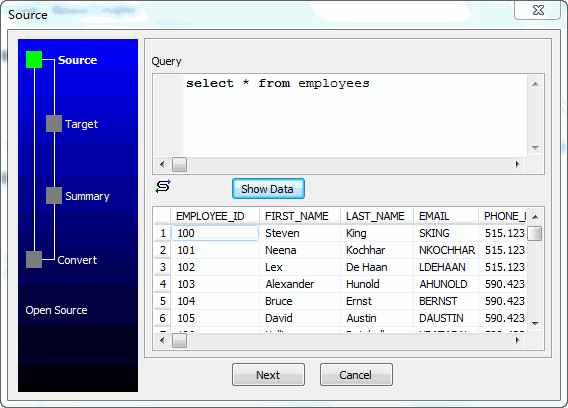 PostgresToOracle截图