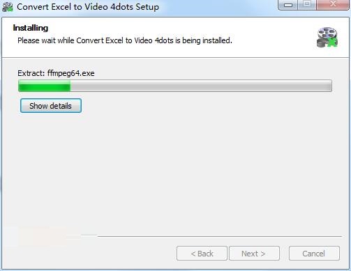 Convert Excel to Video 4dots截图