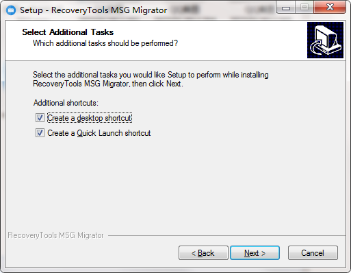 RecoveryTools MSG Migrator截图