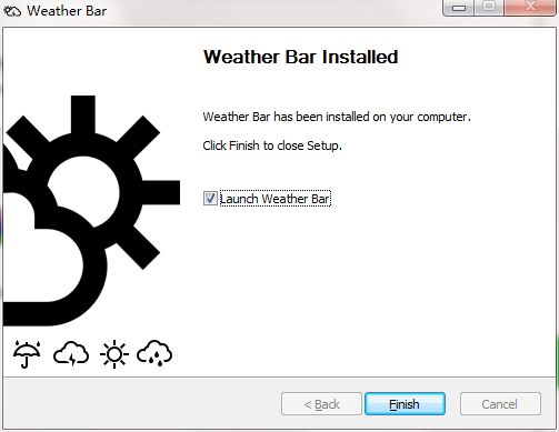 Weather Bar截图