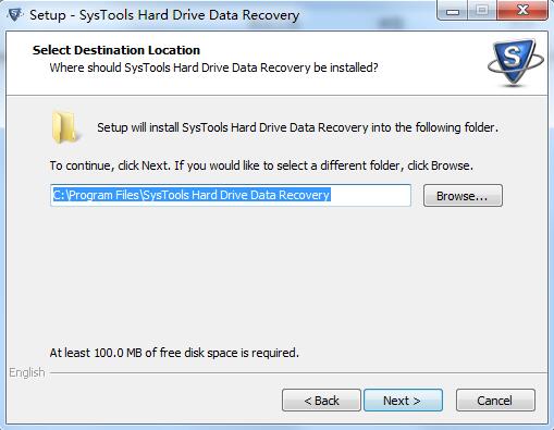 SysTools Hard Drive Data Recovery截图