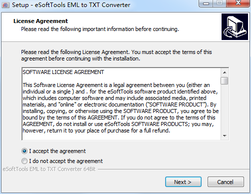 eSoftTools EML to TXT Converter截图