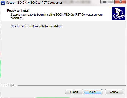 ZOOK PST to MBOX Converter截图