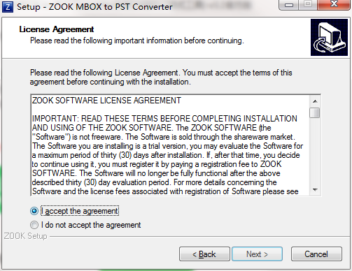 ZOOK PST to MBOX Converter截图