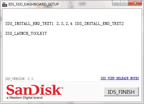 SanDisk SSD Dashboard截图