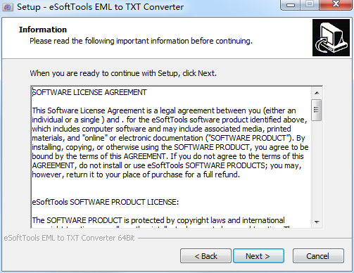 eSoftTools EML to TXT Converter截图