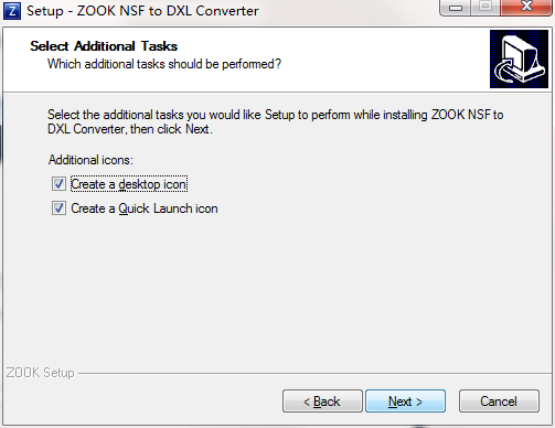 ZOOK NSF to DXL Converter截图