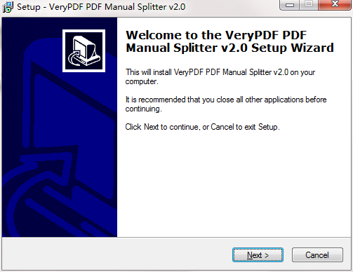 VeryPDF PDF Manual Splitter截图