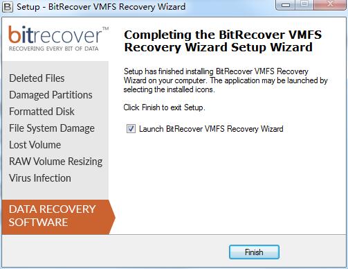 BitRecover VMFS Recovery Wizard截图