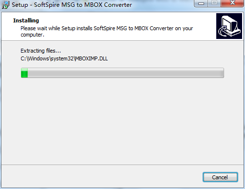 SoftSpire MSG to MBOX Converter截图