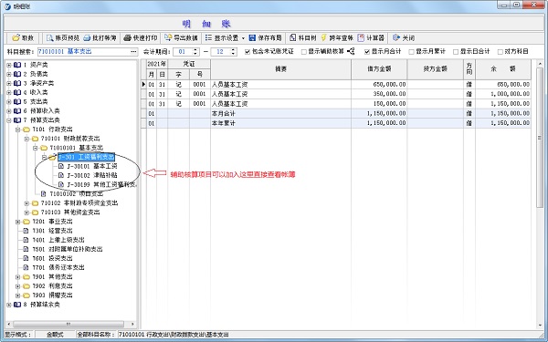 易用账务处理系统(政府会计版)截图