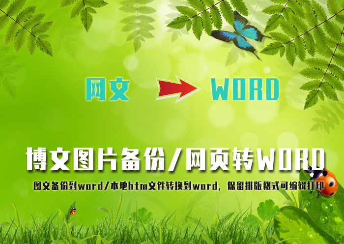 网文备份工具网页转word软件截图