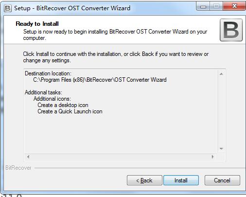 BitRecover OST Converter Wizard截图