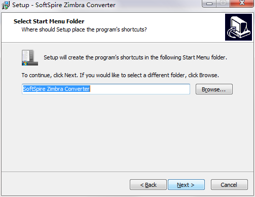 SoftSpire Zimbra Converter截图