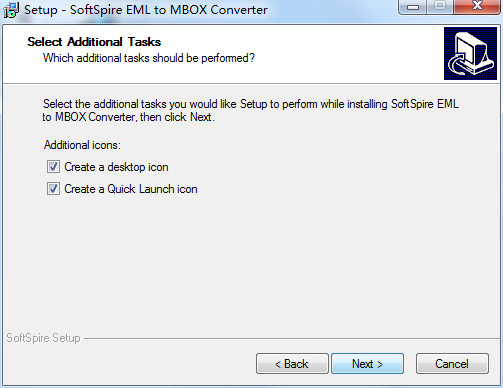 SoftSpire EML to MBOX Converter截图