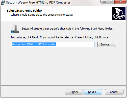 Weeny Free HTML to PDF Converter截图