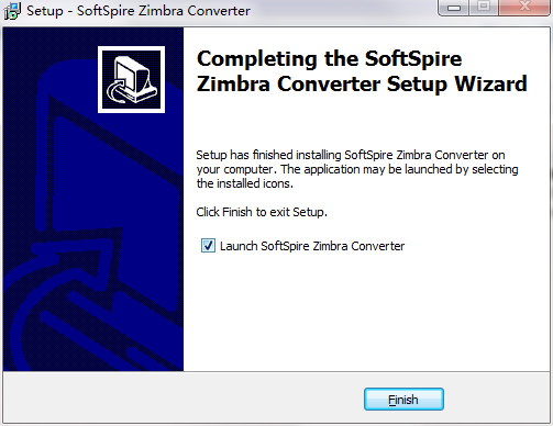 SoftSpire Zimbra Converter截图