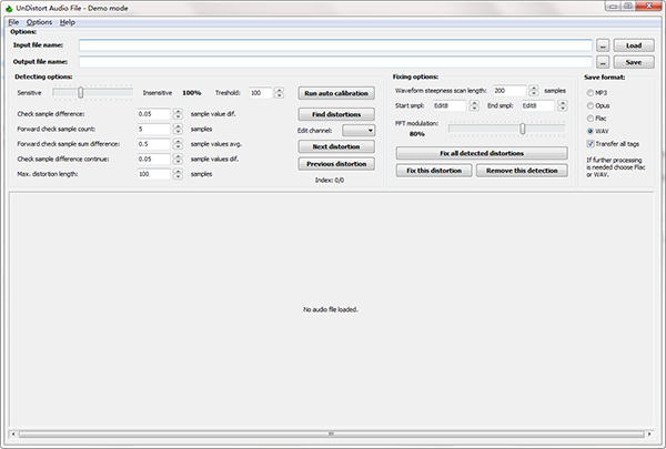 UnDistort Audio File截图