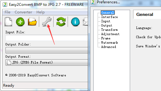 Easy2Convert BMP to JPG截图