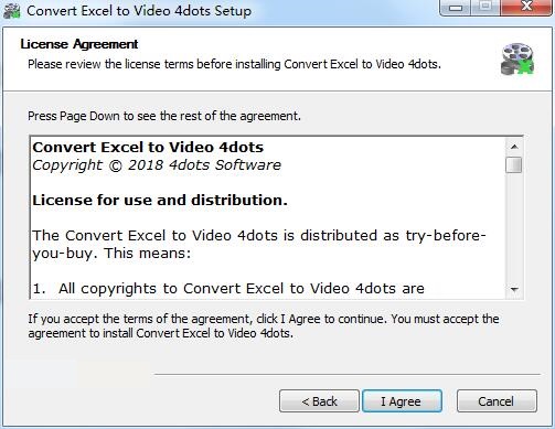 Convert Excel to Video 4dots截图