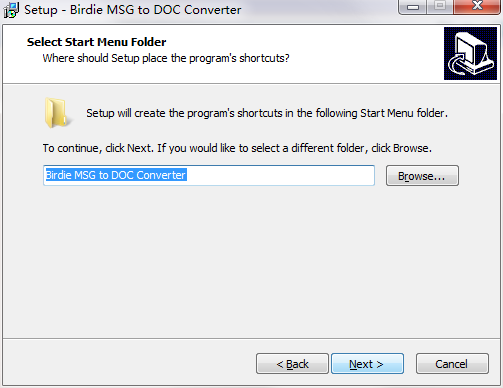 Birdie MSG to DOC Converter截图