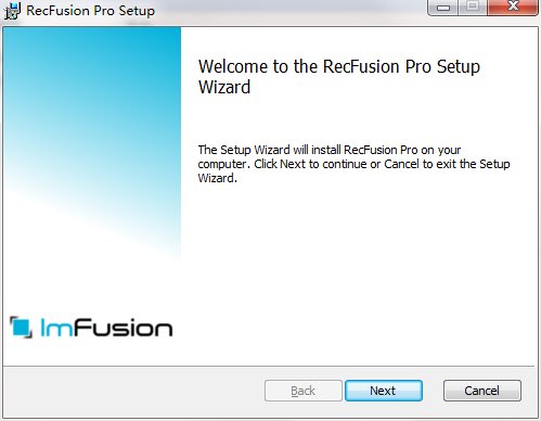 RecFusion Pro截图