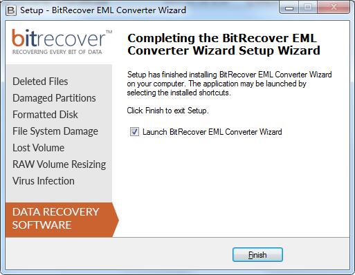 BitRecover EML Converter Wizard截图