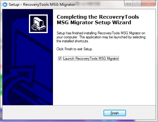 RecoveryTools MSG Migrator截图