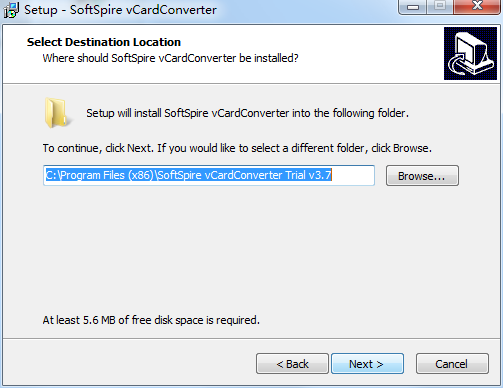 SoftSpire vCard Converter截图