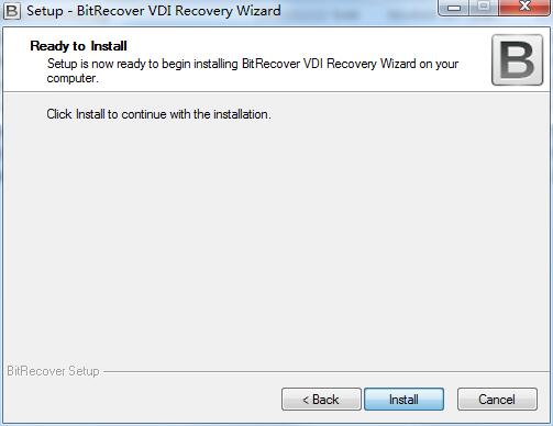 BitRecover VDI Recovery Wizard截图