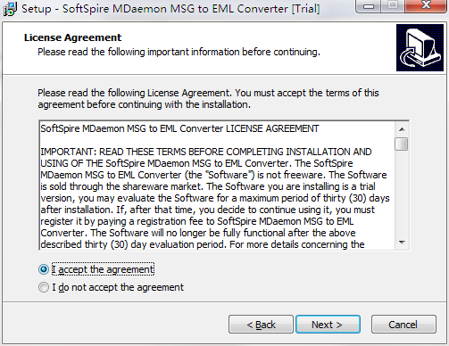 MDaemon MSG to EML Converter截图