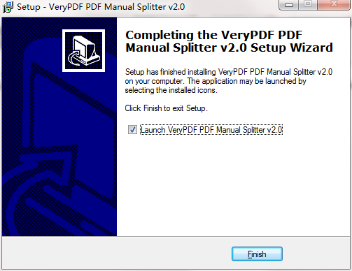 VeryPDF PDF Manual Splitter截图