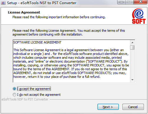 eSysInfoTools NSF to PST Converter截图