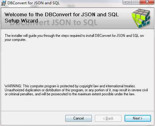 DBConvert for JSON and SQL截图