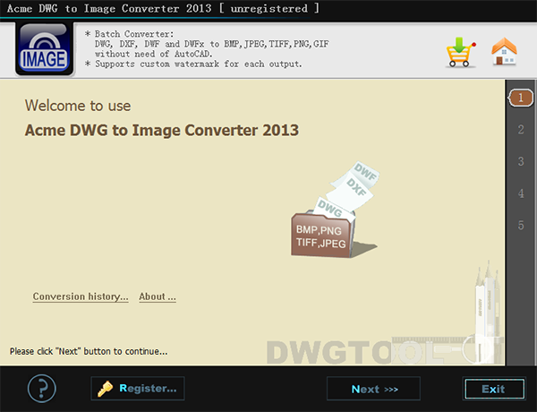 Acme DWG to Image Converter截图