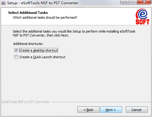 eSysInfoTools NSF to PST Converter截图