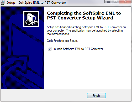 SoftSpire EML to PST Converter截图