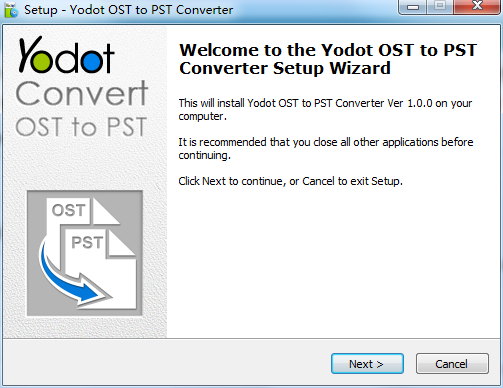 Yodot OST to PST Converter截图