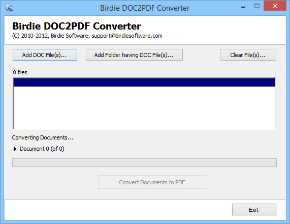 Birdie DOC2PDF Converter截图