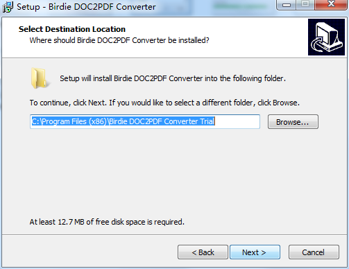 Birdie DOC2PDF Converter截图