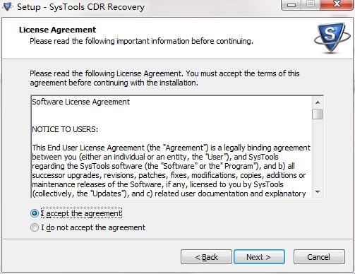 SysTools CDR Recovery截图