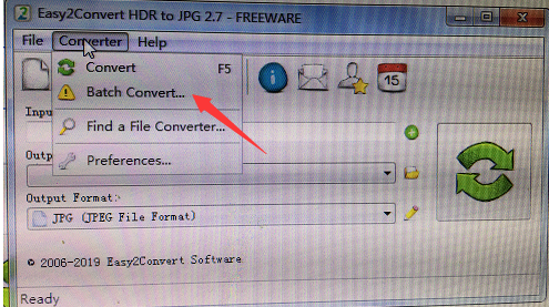 Easy2Convert HDR to JPG截图