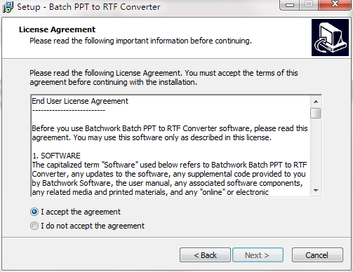 Batch PPT to RTF Converter截图