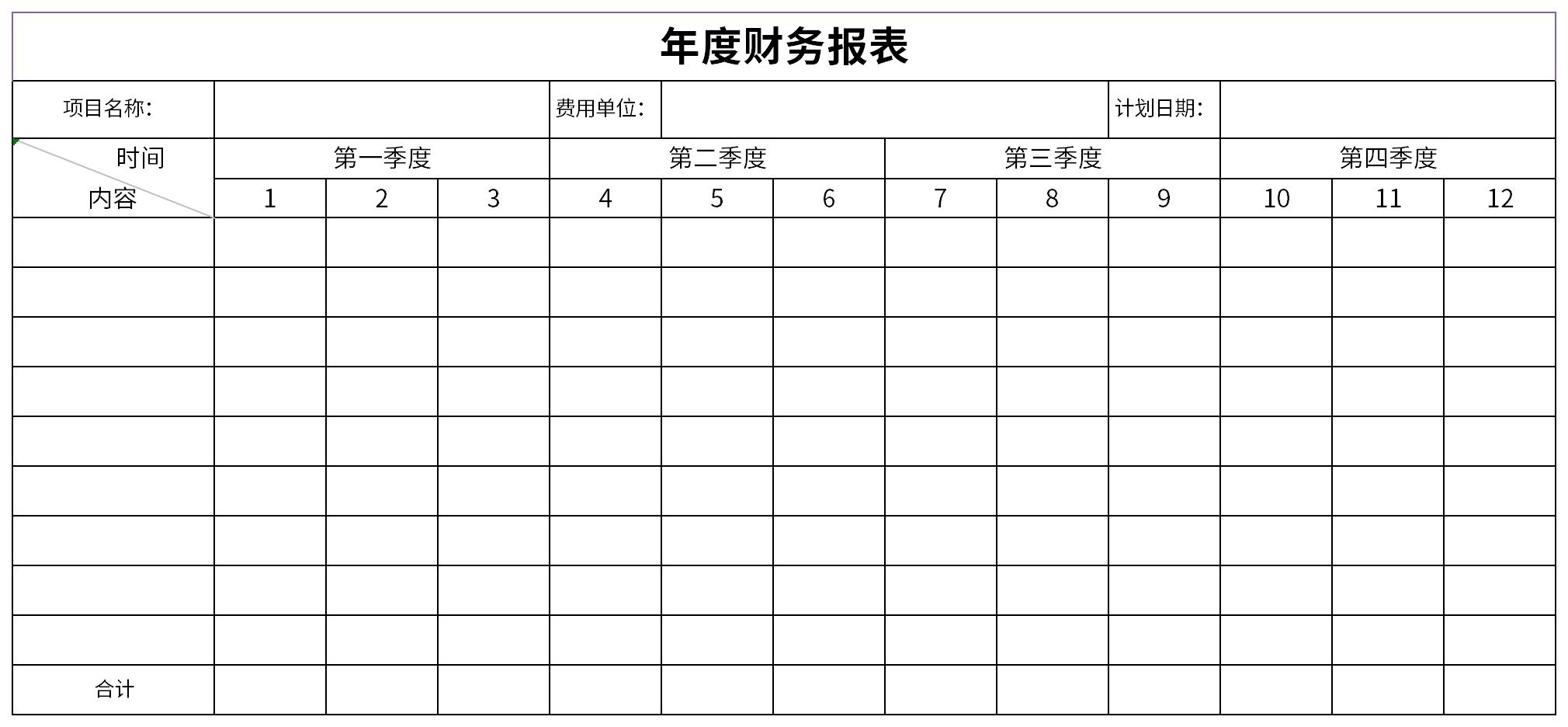 最新年度财务报表截图