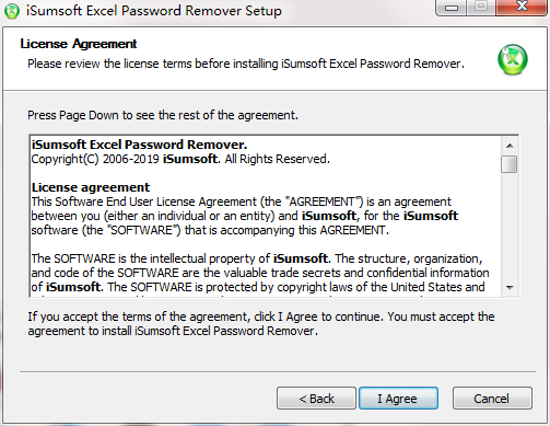 iSumsoft Excel Password Remover截图