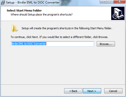 Birdie EML to DOC Converter截图