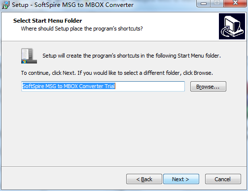 SoftSpire MSG to MBOX Converter截图