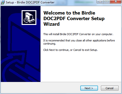 Birdie DOC2PDF Converter截图